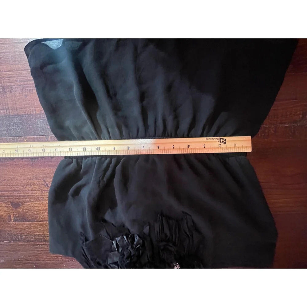 Women's Bebe One Shoulder Top Size S Black - Picture 8 of 8